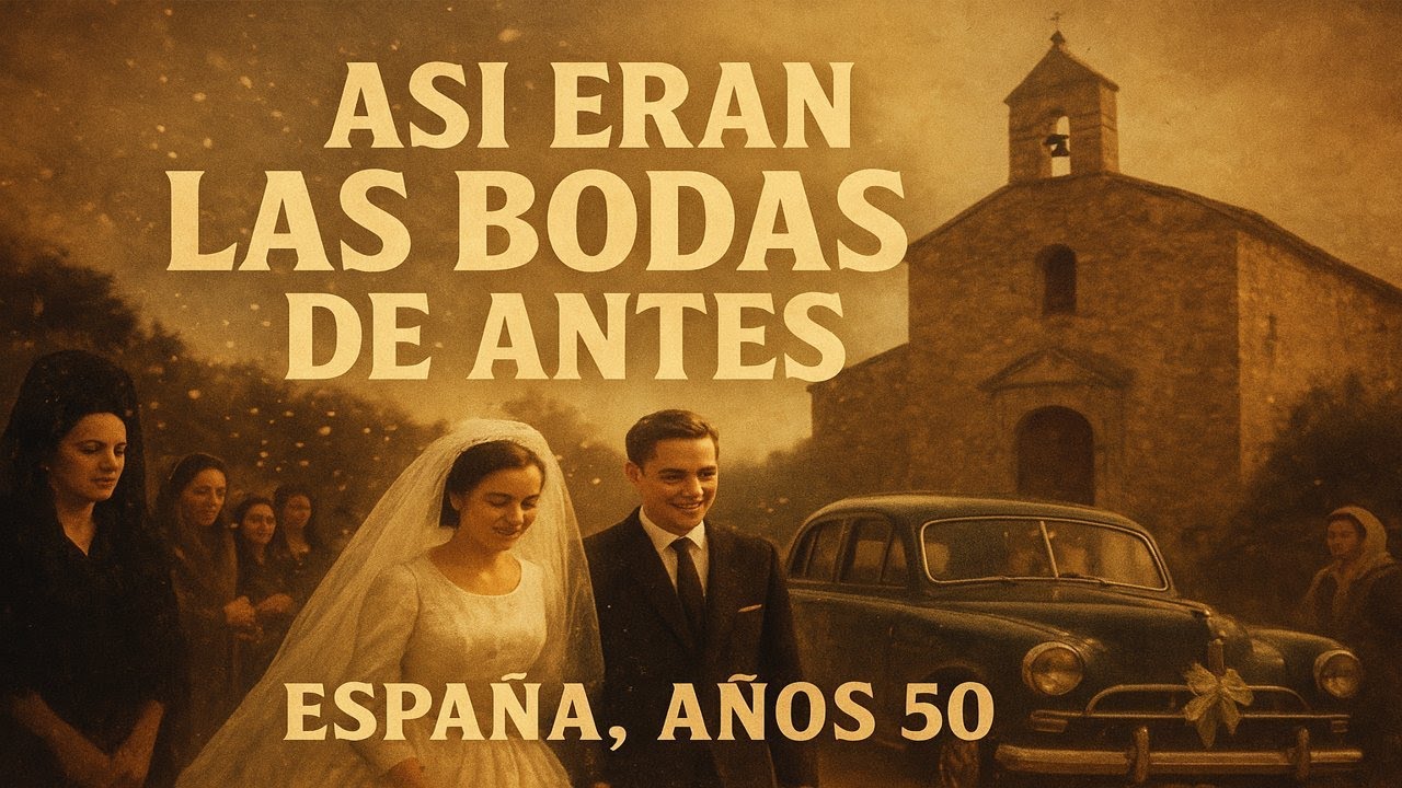 C&Oacute;MO ERAN LAS BODAS TRADICIONALES en la ESPA&Ntilde;A de los A&Ntilde;OS 50: Historia, Costumbres y Curiosidades