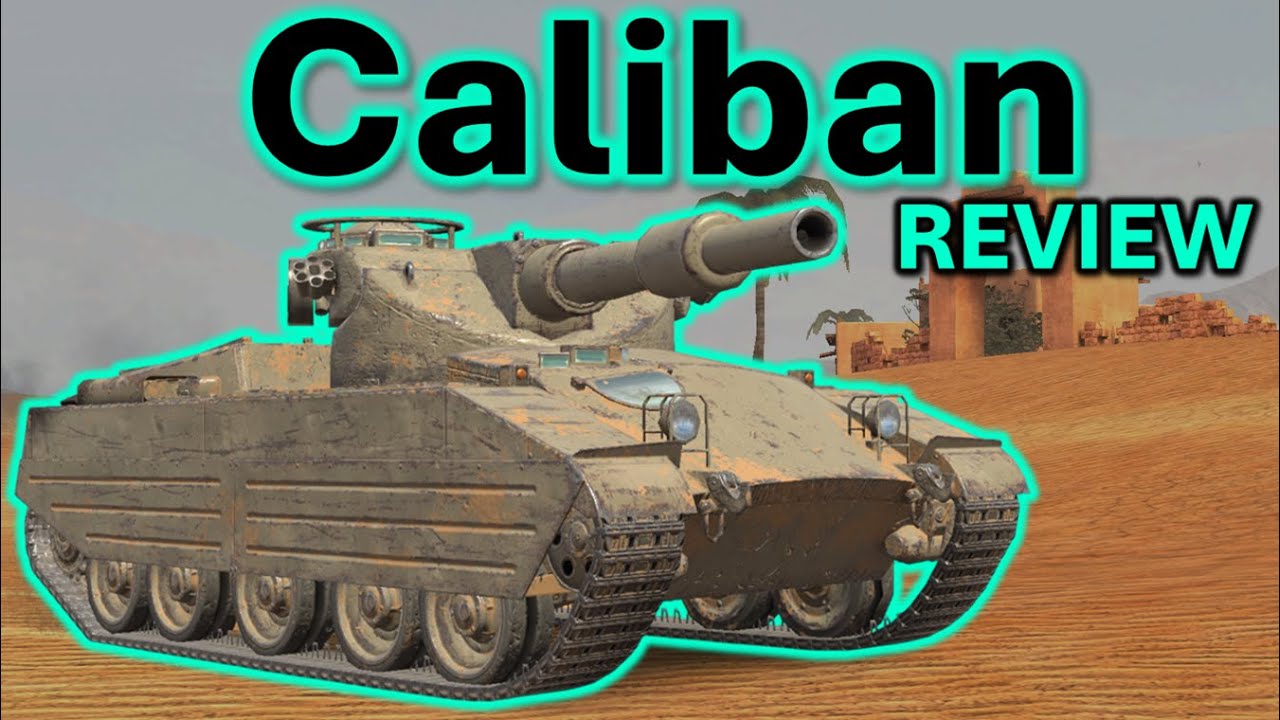 МАКСИМАЛЬНЫЙ АЛЬФА-УРОН НА 8 УРОВНЕ: Обзор Калибана | WoT Blitz