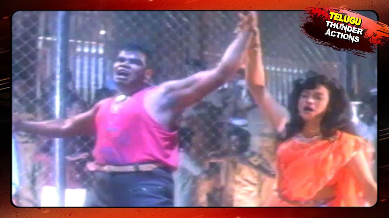 Fight Competition Scene In Gharana Mogudu...