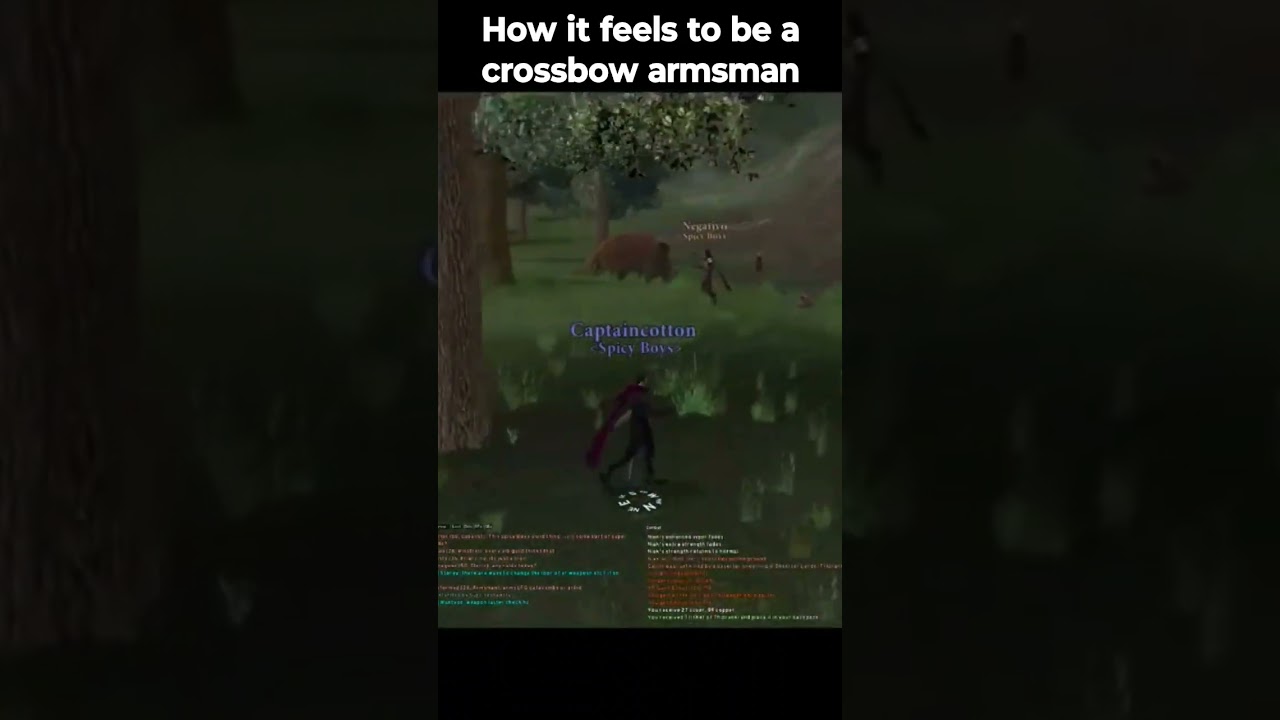 How it feels to be a crossbow armsman #daoc #eden #gaming