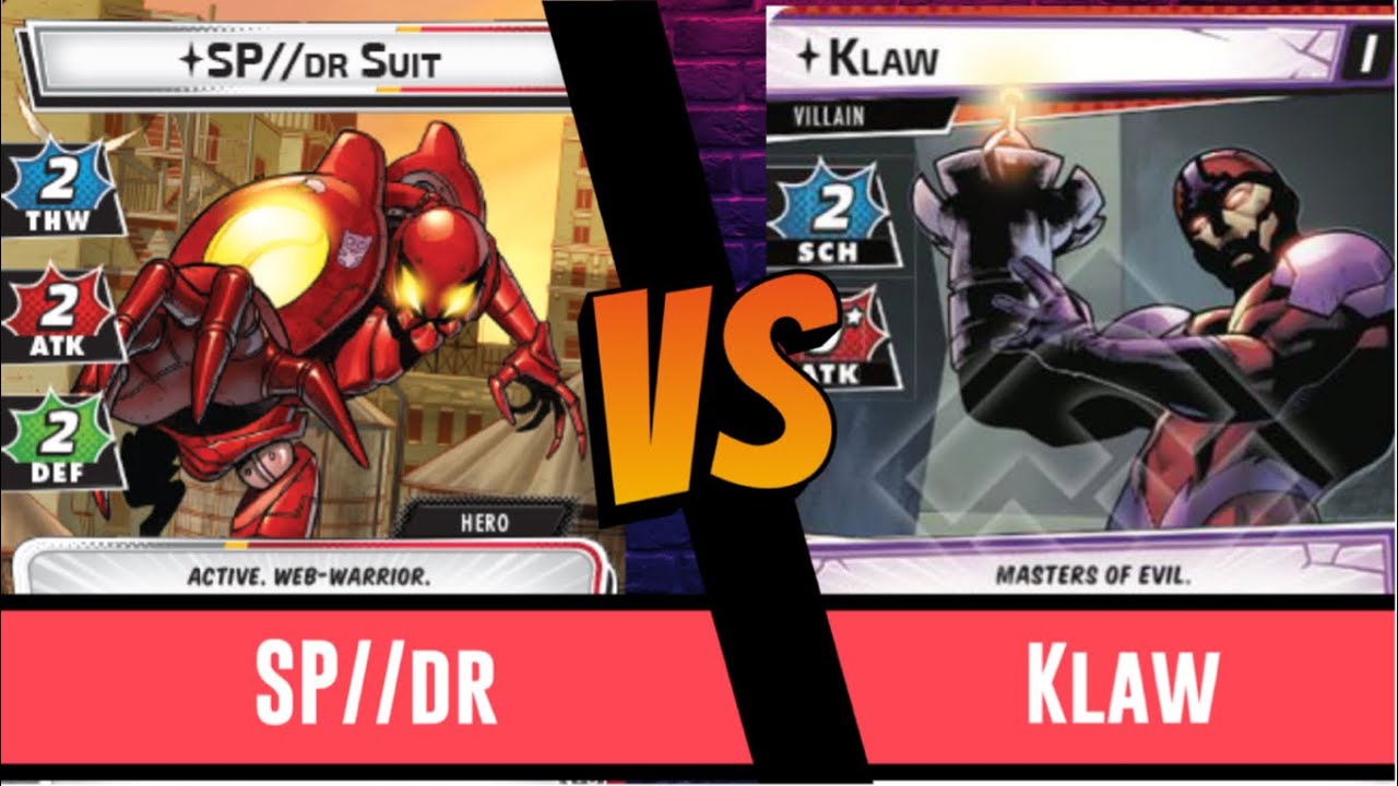 Marvel Champions | SP//dr | Playthrough | Vs Klaw | True Solo | Justice | Deck Test | Impressions