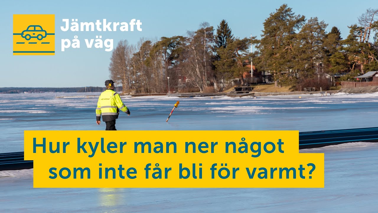 Mikael kyler ner Östersunds nya kraftvärmeverk | Värme | Jämtkraft på väg