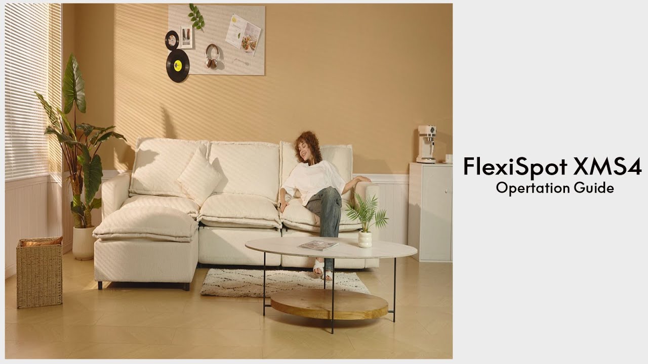 Tutorial - How to Operate Your FlexiSpot Power Reclining Modular Sofa XMS4