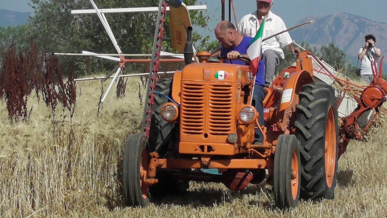 [MIETITURA GRANO D' EPOCA] FIAT 25R|MIETILEGATRICE LAVERDA