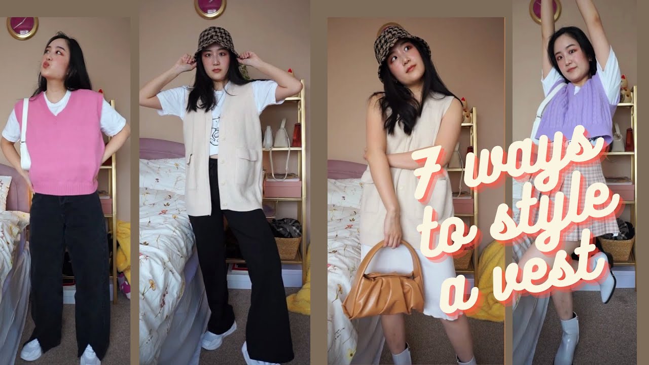 How I Style Sweater Vests Lookbook / 7 Outfit Ideas (We over vests yet?)