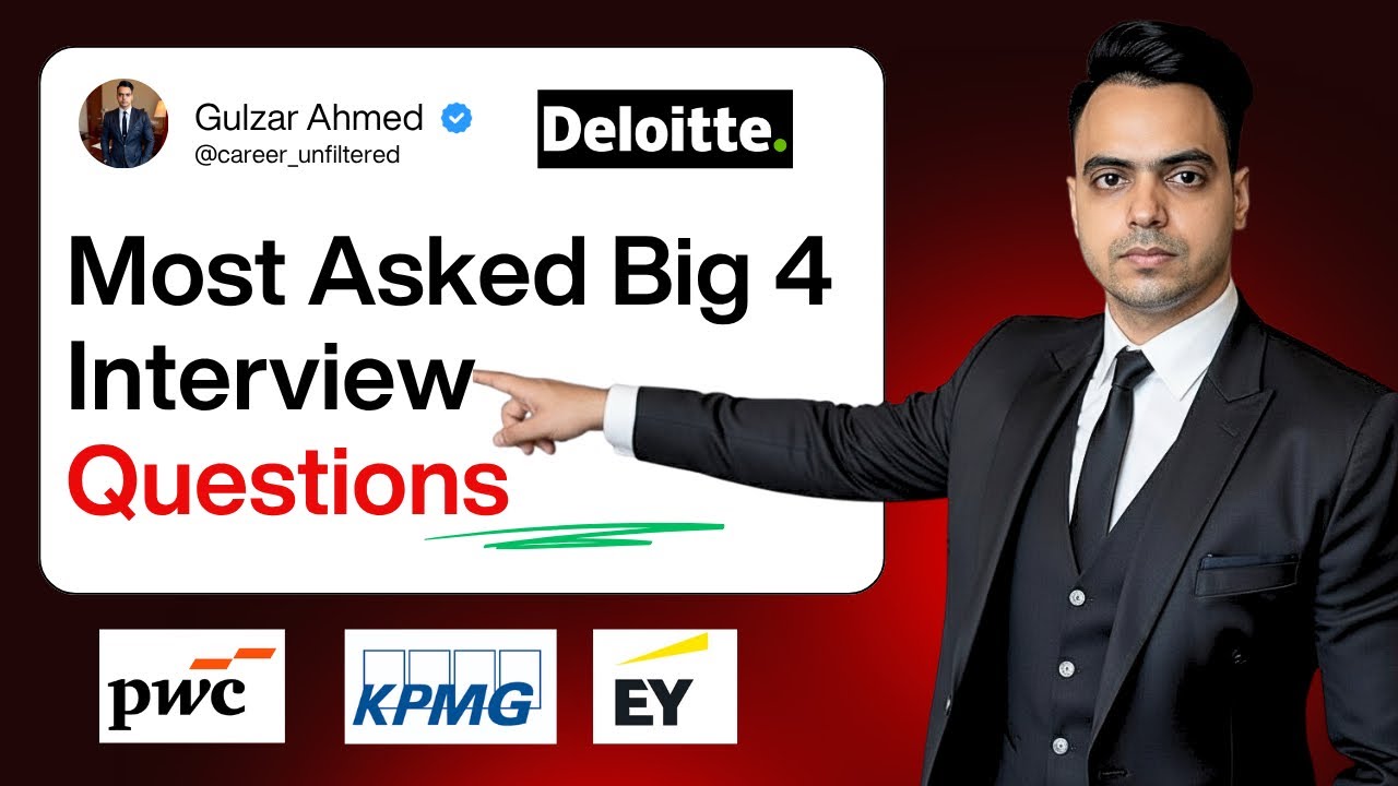 Вопросы для собеседования в Big 4 для новичков | Deloitte | KPMG | EY | PWC