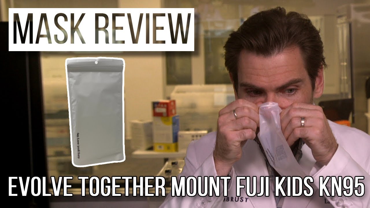 Lloyd knows fashion - Evolve Together mount fuji kids white KN95 masks Review