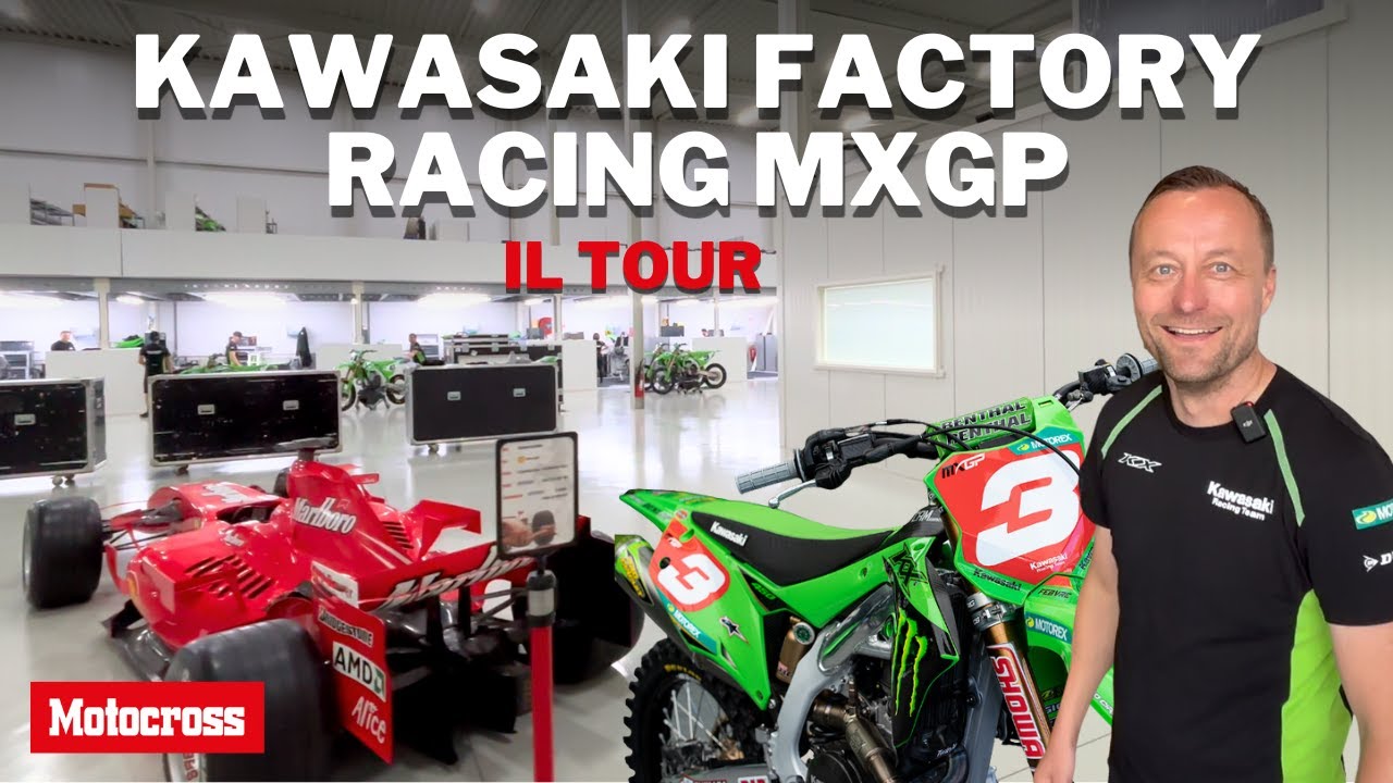 VIDEO TOUR del Team KAWASAKI FACTORY MXGP! La squadra di KIMI RÄIKKÖNEN - ICE ONE
