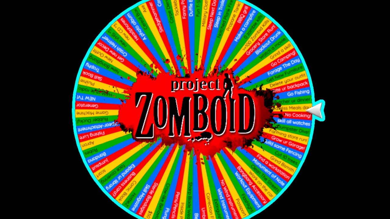 A Wheel Decides My Destiny in Project Zomboid
