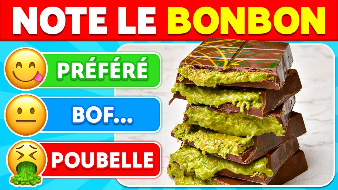 TIER LIST : Classe les BONBONS du MEILLEUR au PIRE 🍬🍫🍭