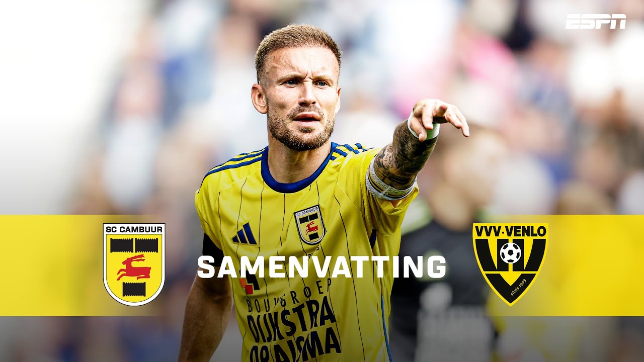 💪 STERK CAMBUUR slaat in EERSTE HELFT toe 💥 | Samenvatting SC Cambuur - VVV-Venlo