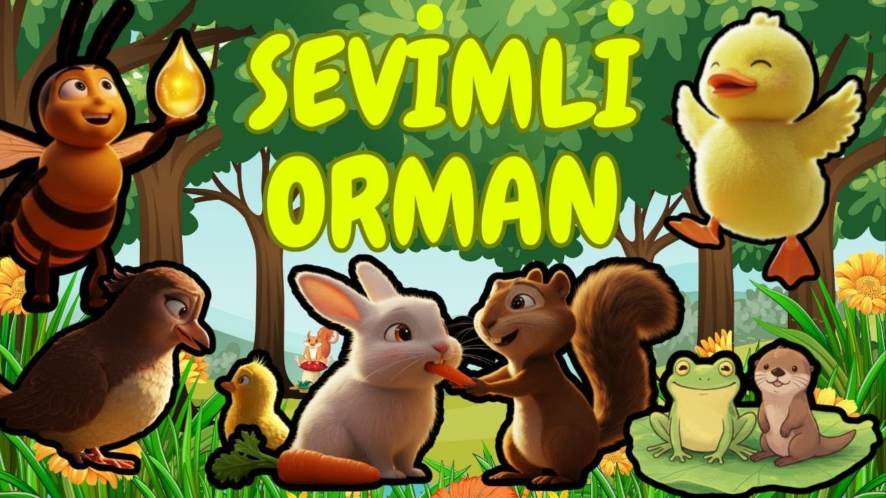 Çizgi Film Sevimli Orman Kahramanları Hikayeleri  Mini & Tilo & Tina & Pamuk ve Ceviz & Mino