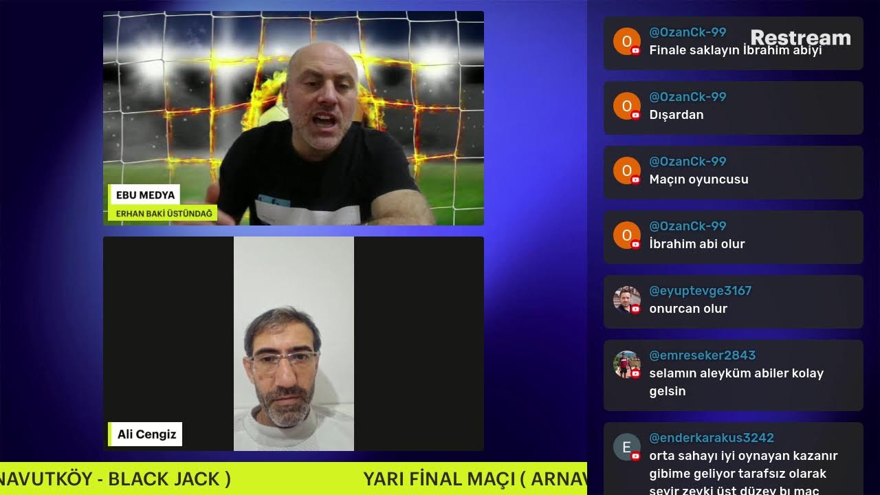 YARI FİNAL MAÇI ( ARNAVUTKÖY - BLACK JACK )