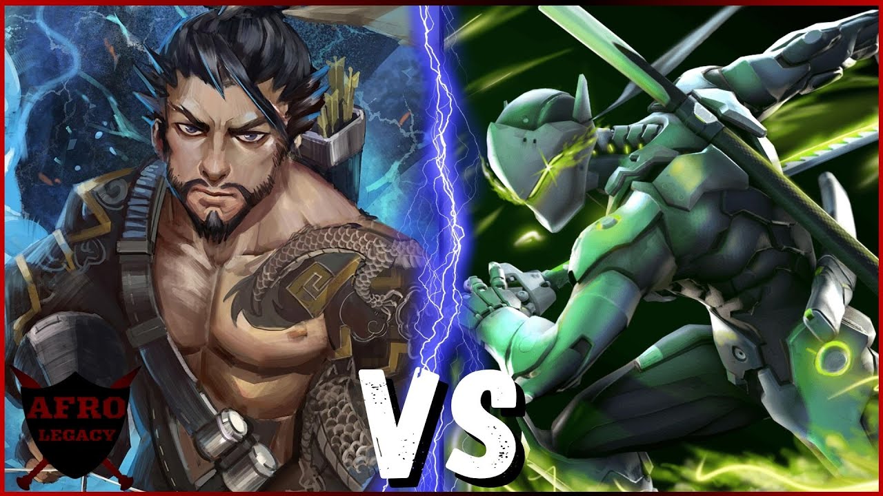 HANZO VS GENJI RAP BATTLE | AfroLegacy ft Sky Limits [OVERWATCH] (Prod. Gravy Beats)