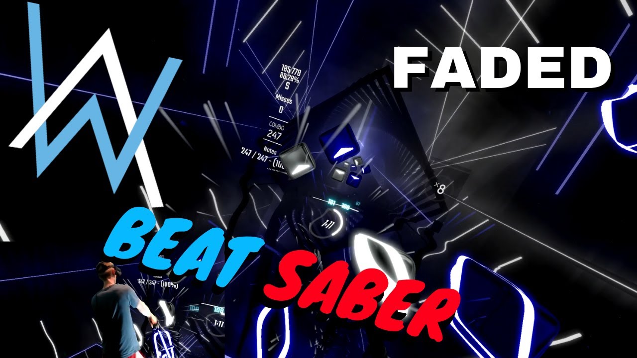 [beat saber] Alan Walker - Faded (expert) FC