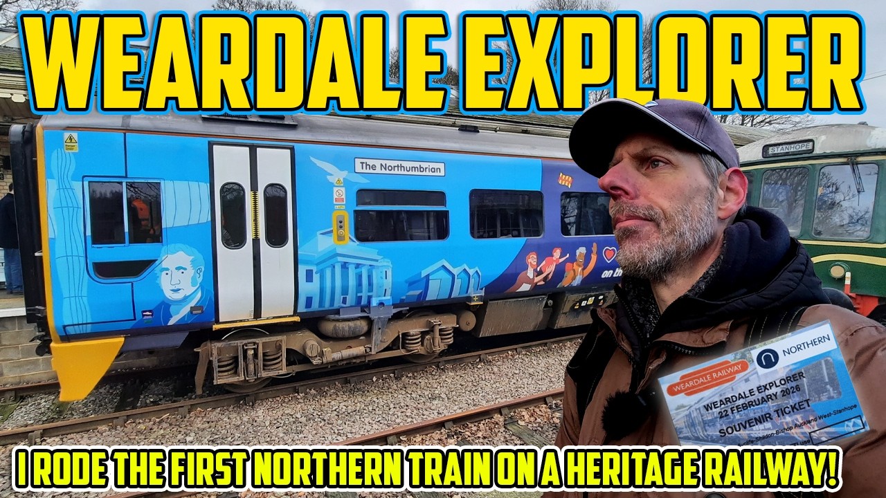 Впервые: маршрут Северной железной дороги до Стэнхоупа через историческую линию Уирдейл.