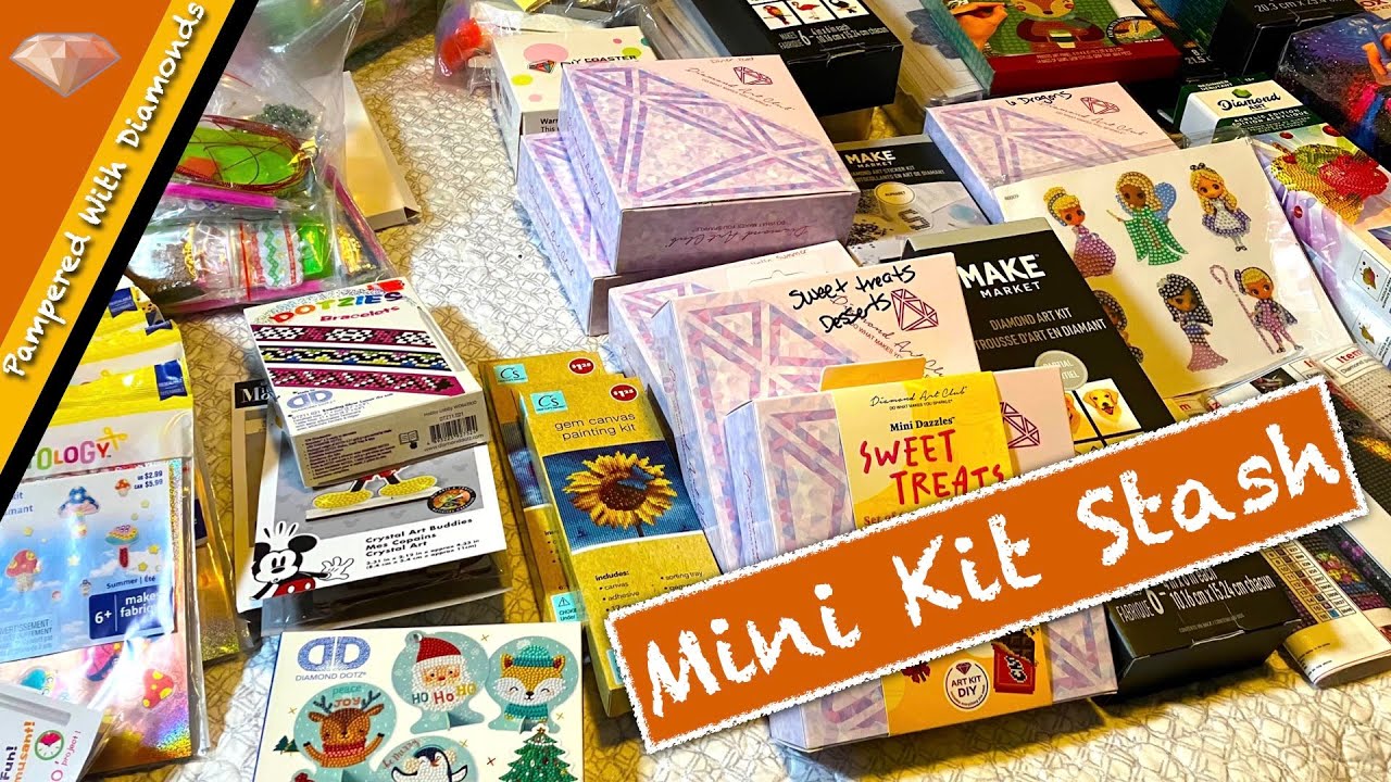 My Diamond Painting Mini Kit Stash!