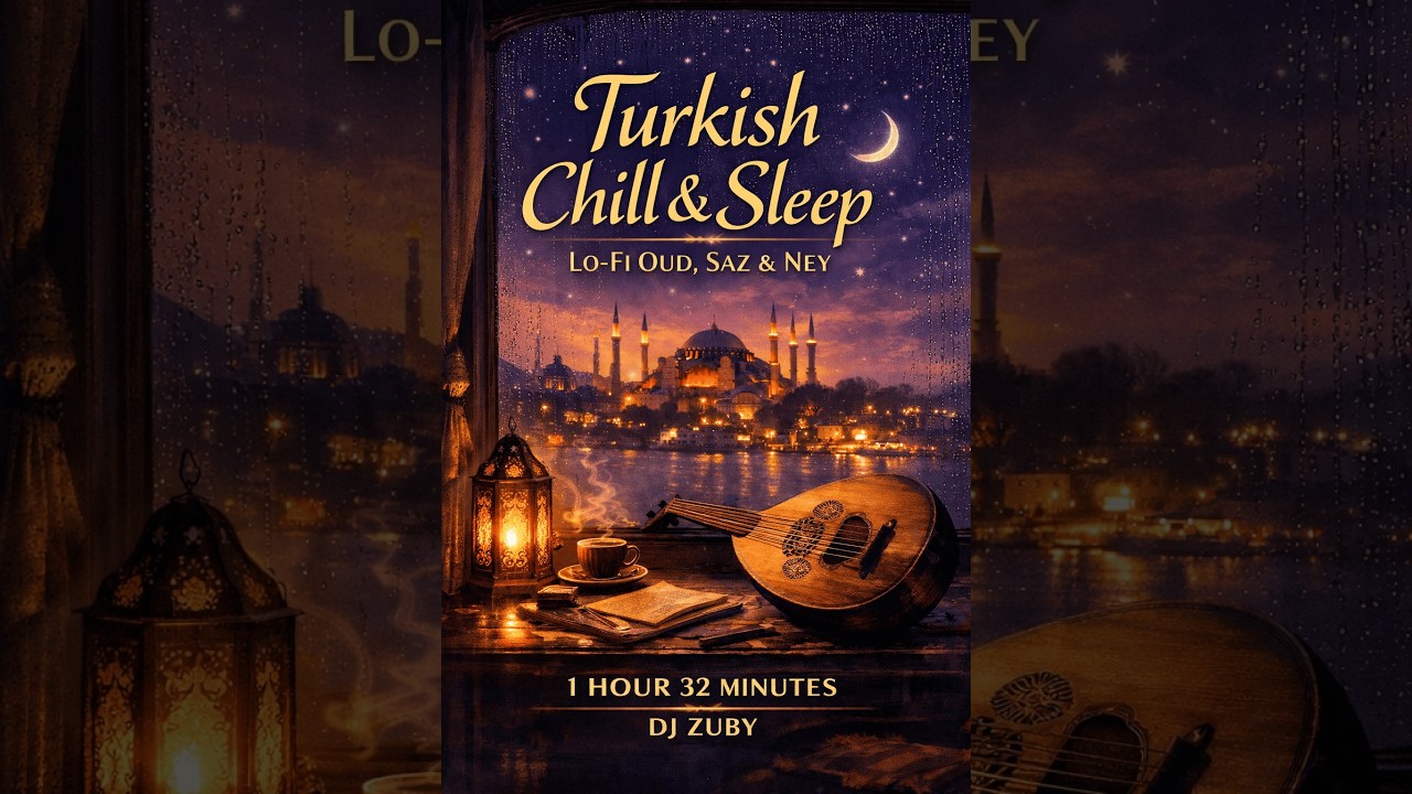 Turkish Chill & Relax &ndash; 1H 32M Lo fi Oud, Saz & Ney  Deep Sleep & Meditation  DJ Zuby