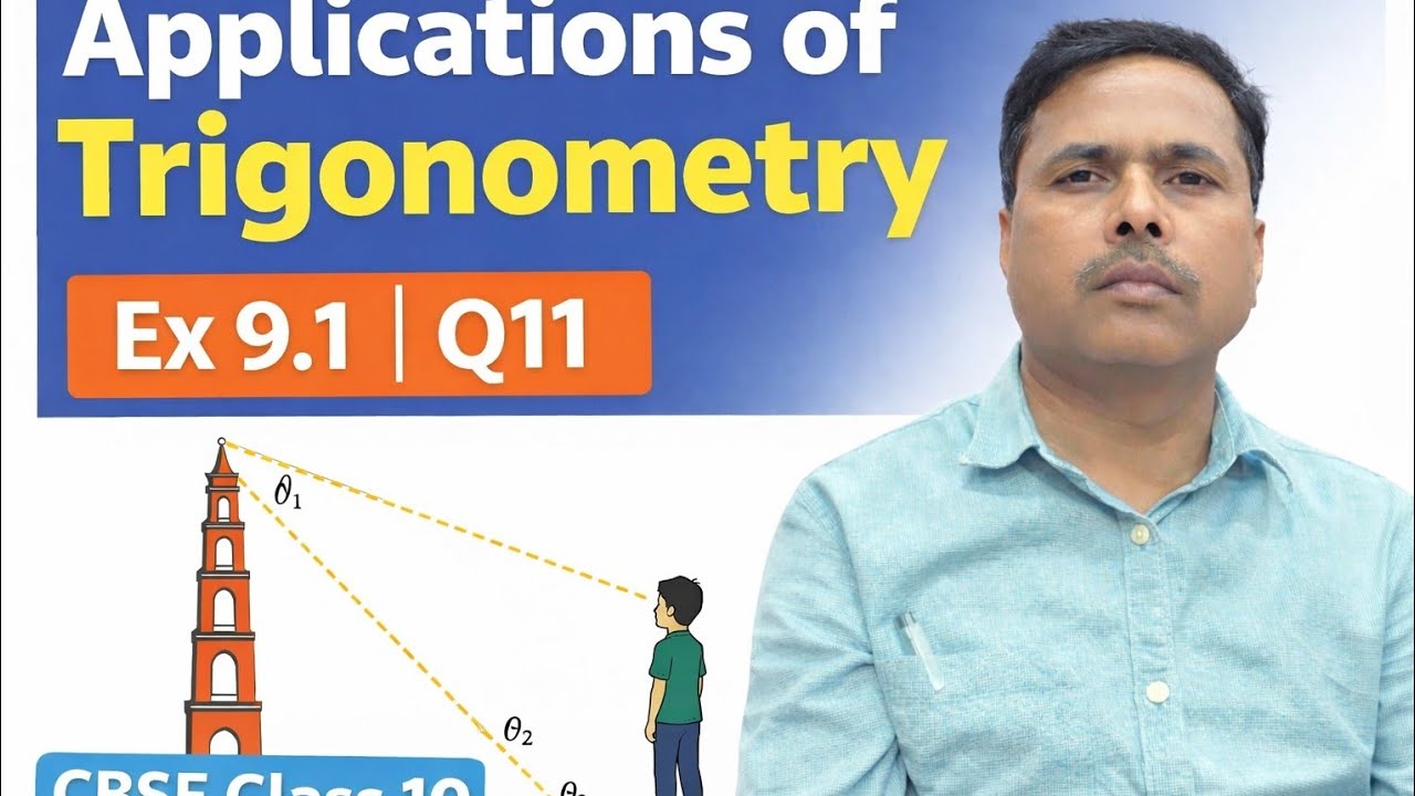 Applications of trigonometry Ex9.1 Q11