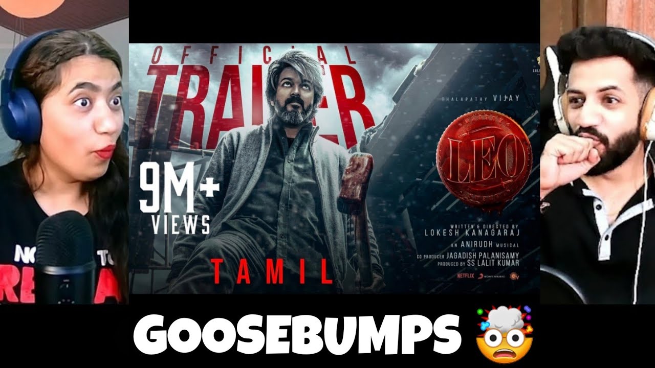 LEO - Official Trailer | Thalapathy Vijay | Sanjay Dutt | Anirudh Ravichander | Reaction