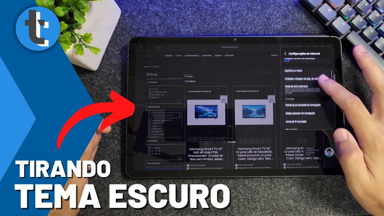 O SAMSUNG INTERNET FICOU ESCURO, E AGORA?? | Detalhes sobre a atualiza&ccedil;&atilde;o + dicas