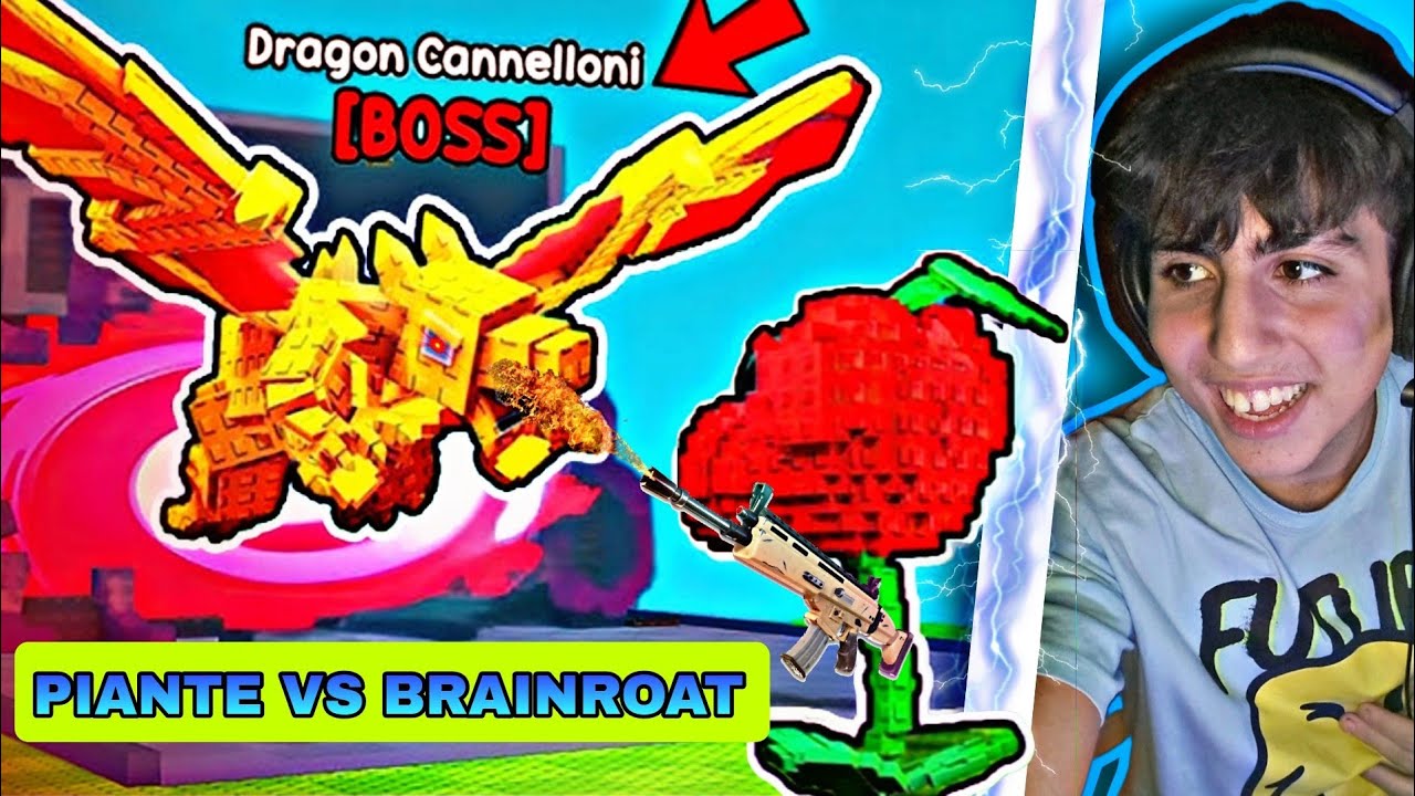 GIOCO A PIANTE VS BRAINROAT SU ROBLOX!!!😲💙(una ragazza mi...)