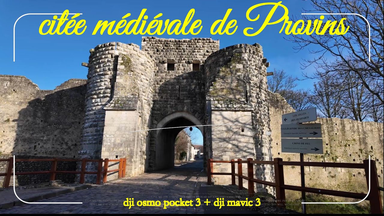 dji osmo pocket 3 + mavic 3  La cité médiévale de Provins /