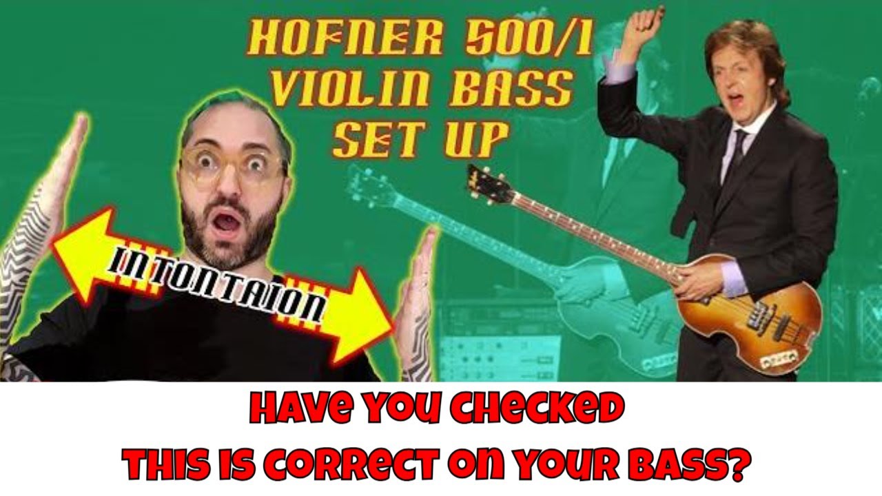 Освойте настройку бас-гитары Hofner Violin как профессионал