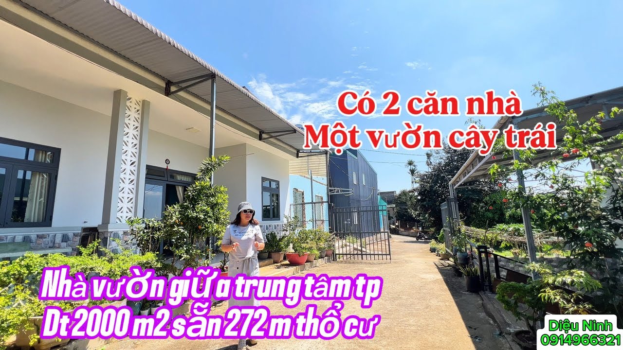 🌹(490) Bds nhà vườn giữa trung tâm tp thích hợp nghĩ dưỡng hoặc kinh doanh Homestay như Đà Lạt 