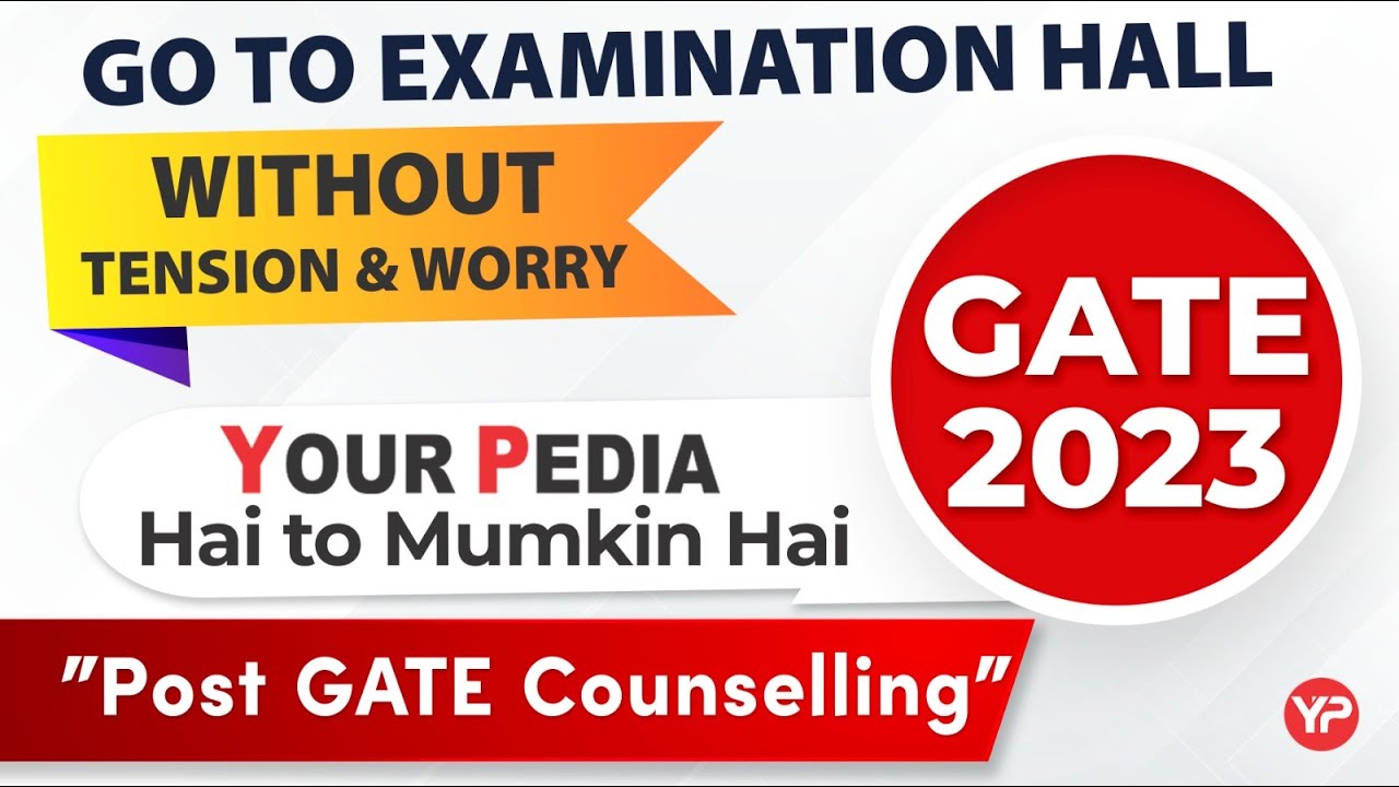 Go to GATE 2023 exam with out any tension or worry | So many opportunities with & without GATE