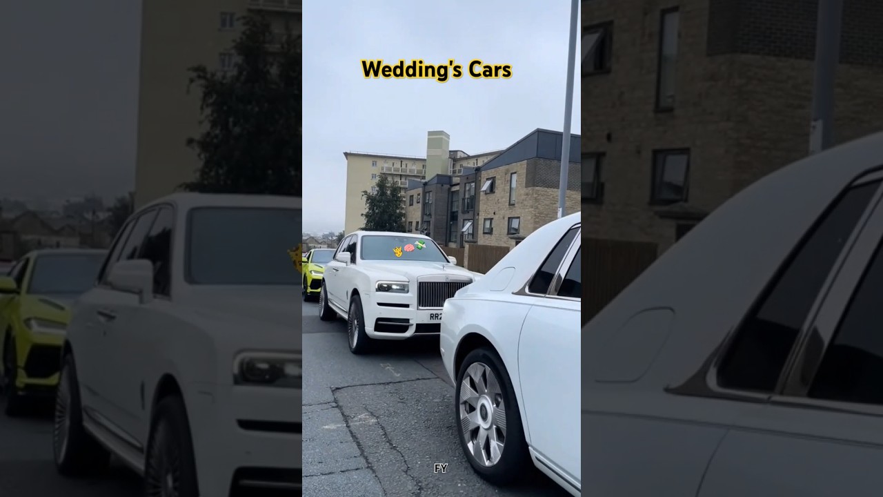 British Pakistani Wedding in UK 🤴🚘💸 #wedding #uk #asianwedding #supercars #luxurycars #youtubeshorts