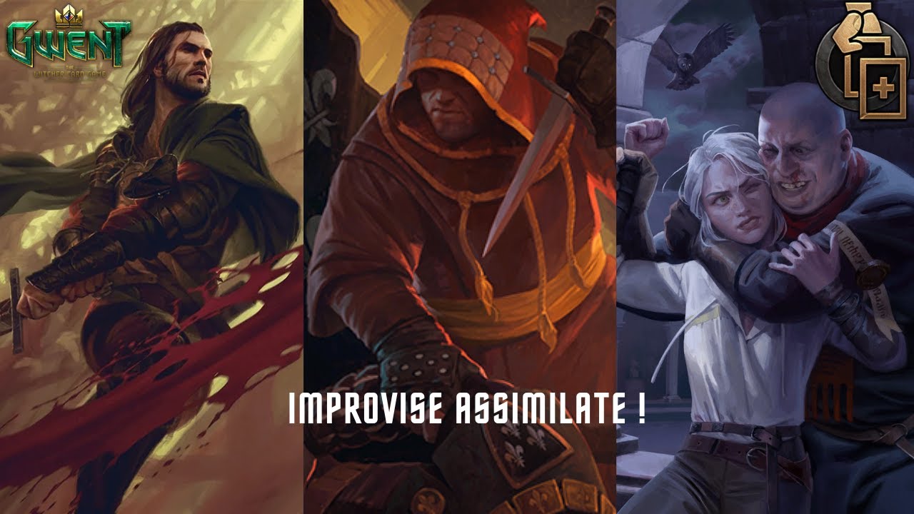 GWENT PRO RANK | Improvise Assimilate | Cahir and Letho: Kingslayer on The Double Cross Deck !