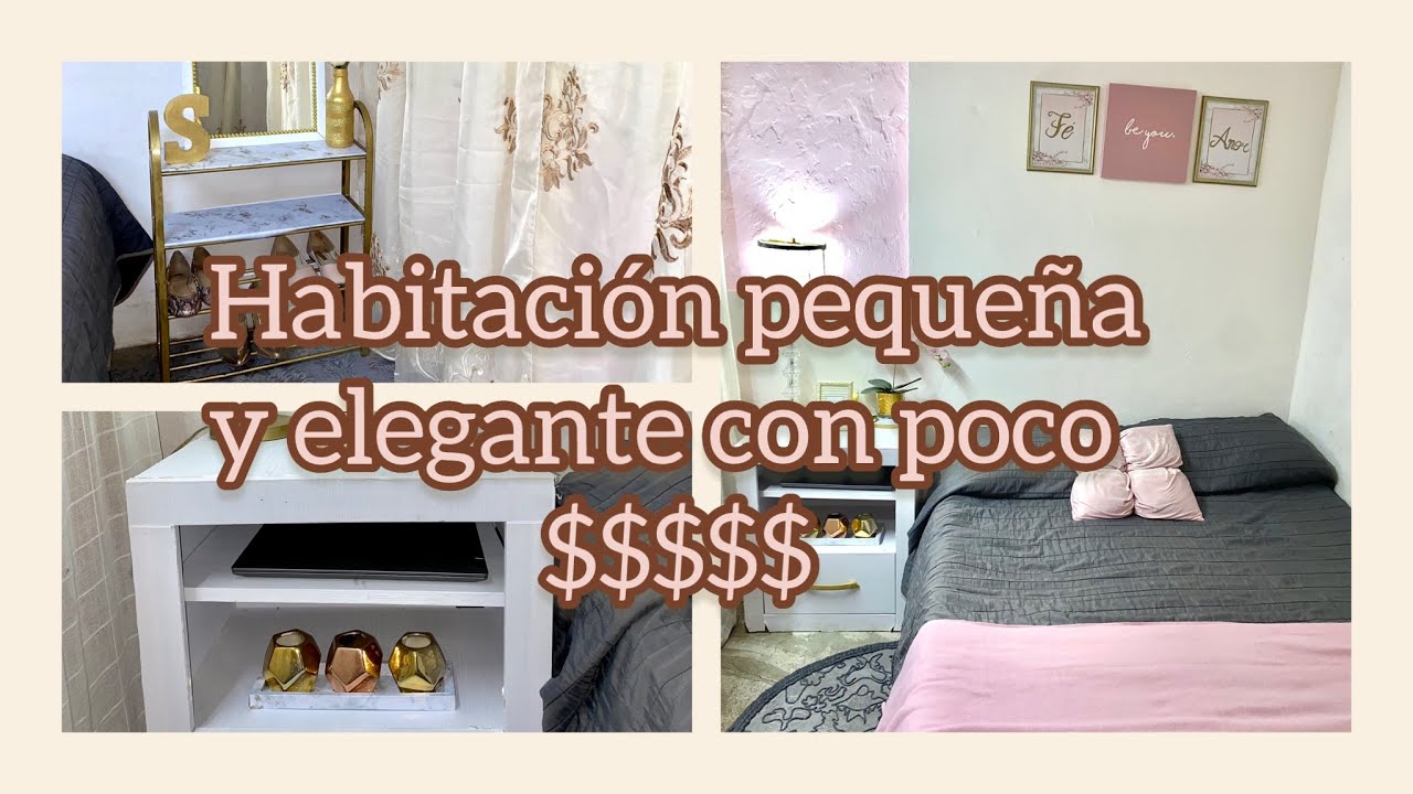 decoración de habitación pequeña con muy poco presupuesto