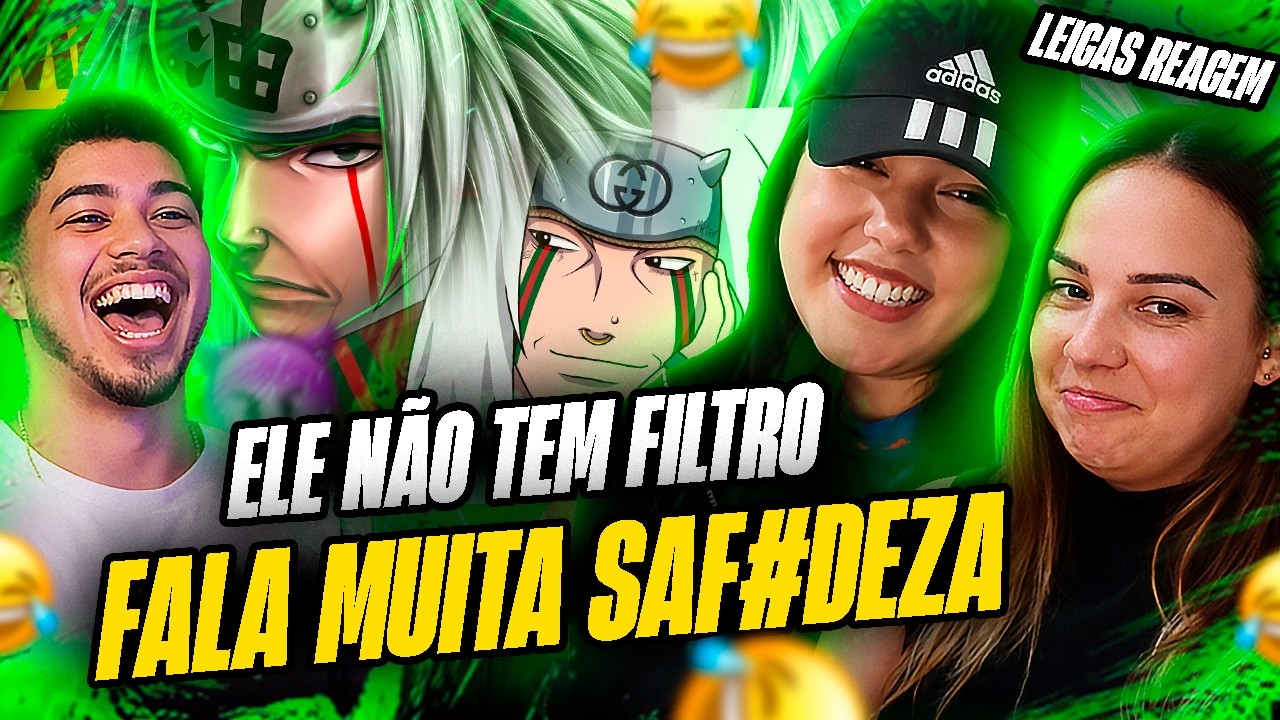 LEIGAS REAGEM a Tipo Jiraiya 🐸😈 (Naruto) | Style Trap & Tipo Jiraiya 2 😏 (Naruto) / ApenasGeekReact