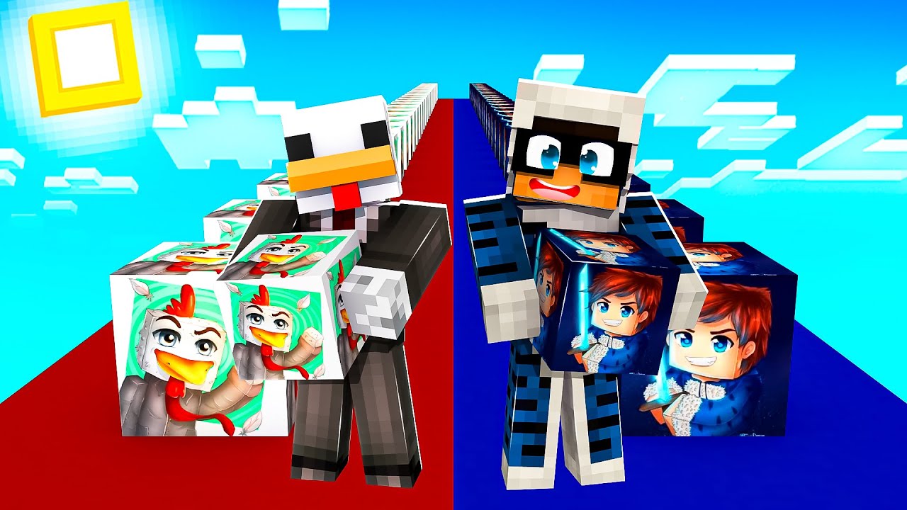 LUCKY BLOCK DI BELLAFACCIA CONTRO LUCKY BLOCK DI KENDAL SU MINECRAFT