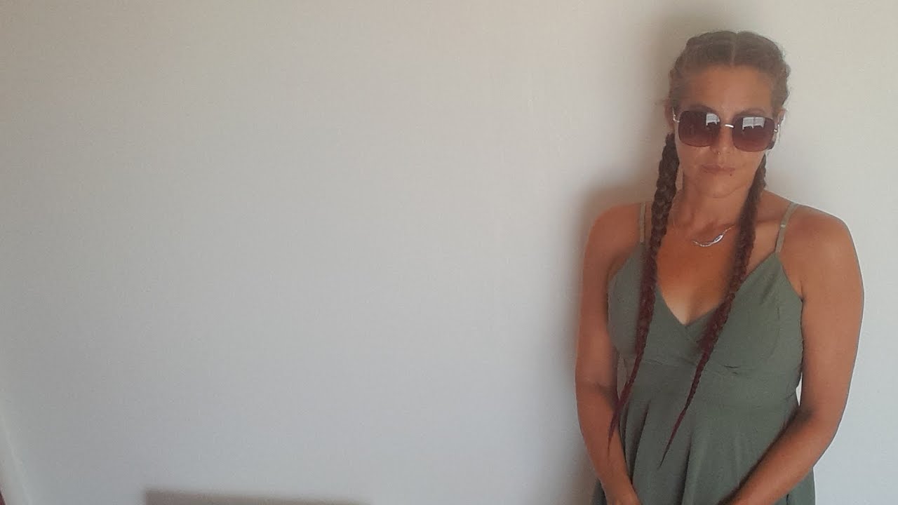 ELASTIQUE DREAD 3 façons de faire 2 tresses plaquées - dreadlock synthétique noir/rouge bordeaux
