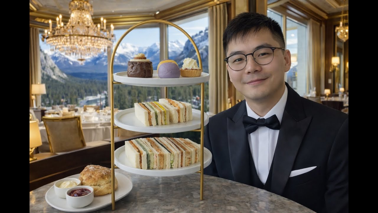 I Tried The Most Expensive Afternoon Tea In Banff
