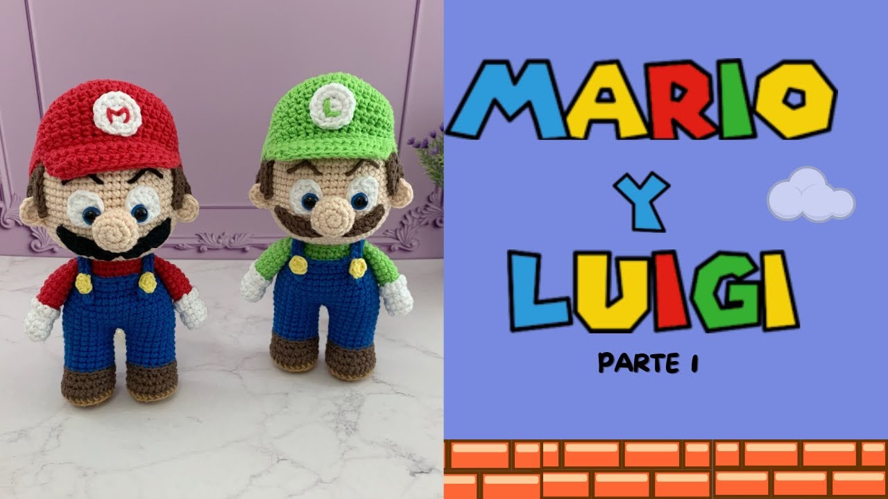 Mario y Luigi Amigurumi parte 1
