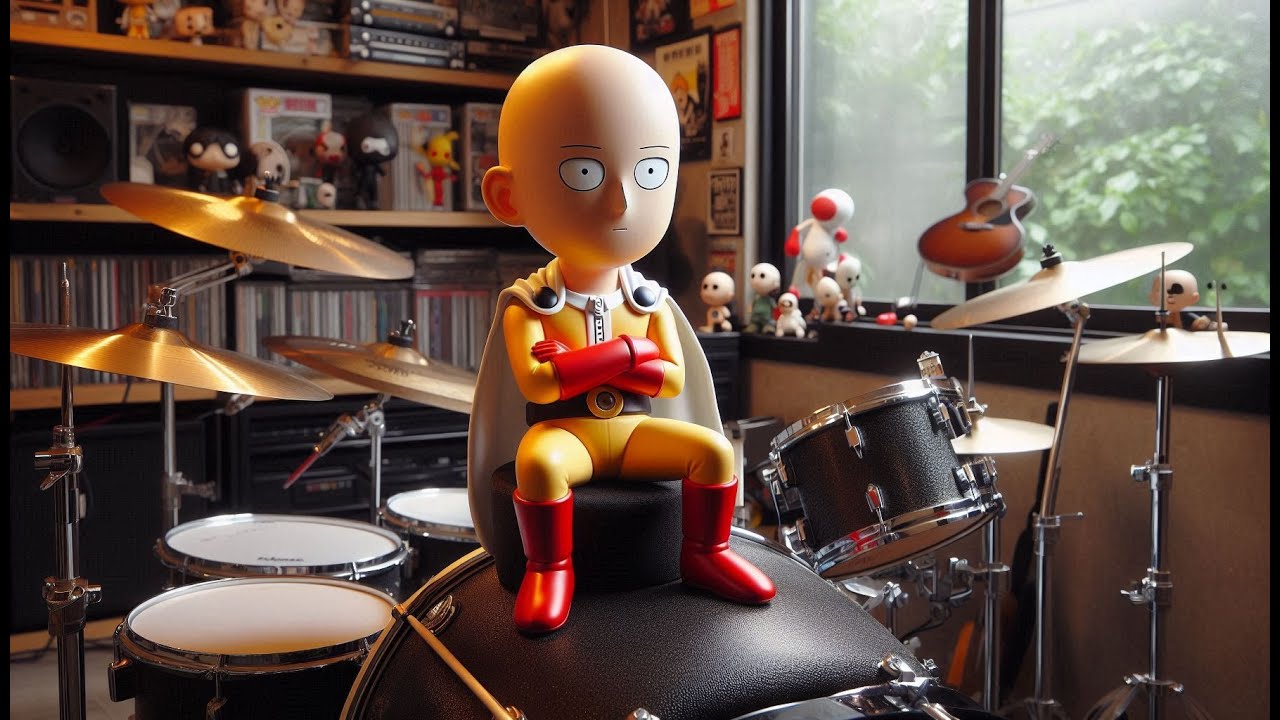 One Punch Man | The Hero | Full Opening 1 | Backing Track | Only Drums
