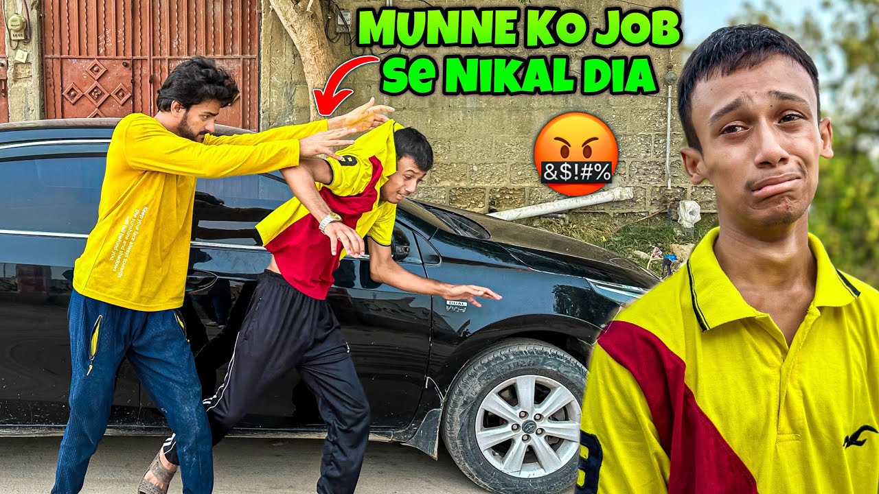MUNNE KO JOB SE NIKAL DIA 😡 PRANK !!!MISHKAT KHAN | VLOG