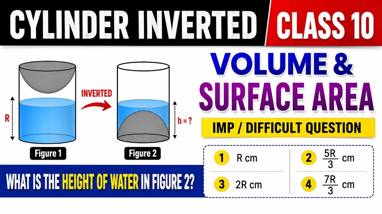 Important and difficult MCQ | volume and surface area|class 10 maths | CBSE BOARD|