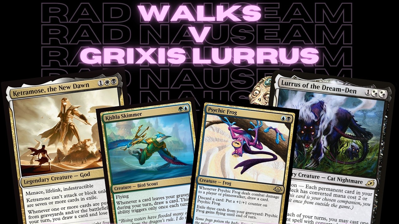 Ketramose Walks v Grixis Lurrus - MTG 7 Point Highlander Gameplay