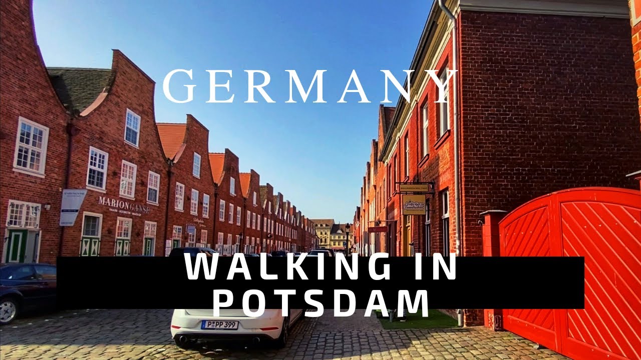 Walking Germany🇩🇪. Walking Potsdam🇩🇪. Potsdam-Dutch Quarter. Historic city center Potsdam.