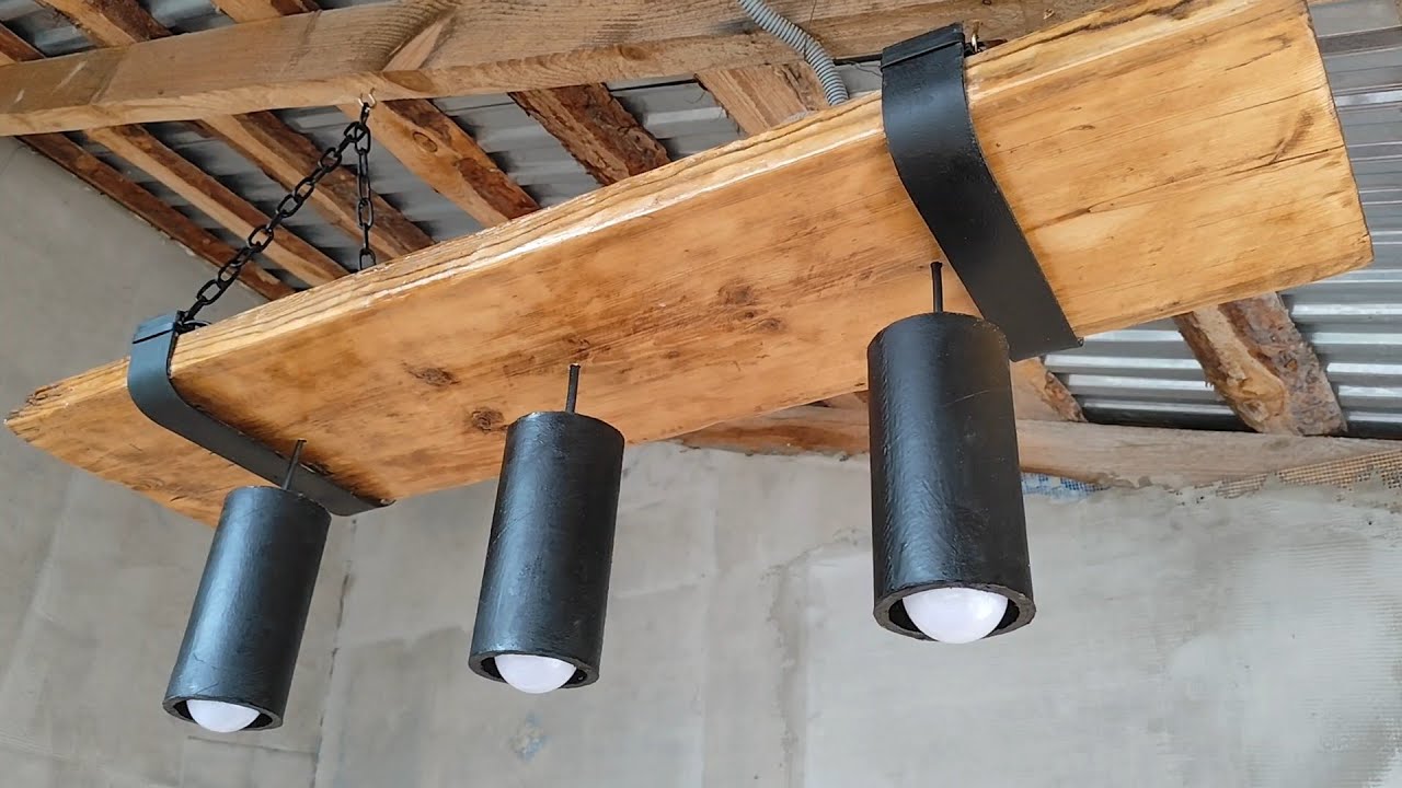 Стильная люстра в беседку из подручных материалов своими руками