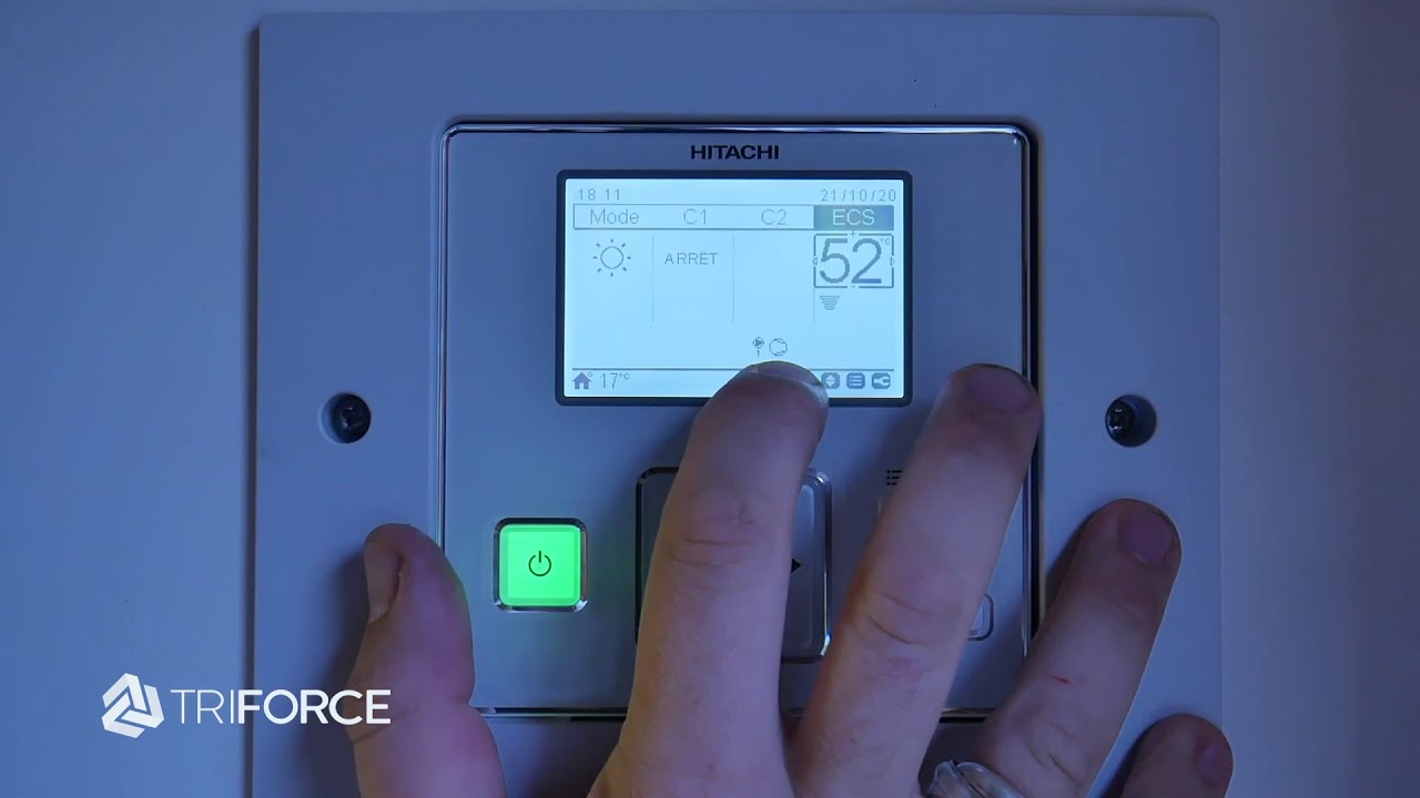 TRIFORCE | Démarrage et arrêt de sa pompe à chaleur AIR/EAU