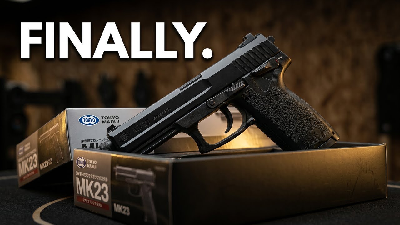 Premium Tokyo Marui MK23 Spring Airsoft Pistol Review