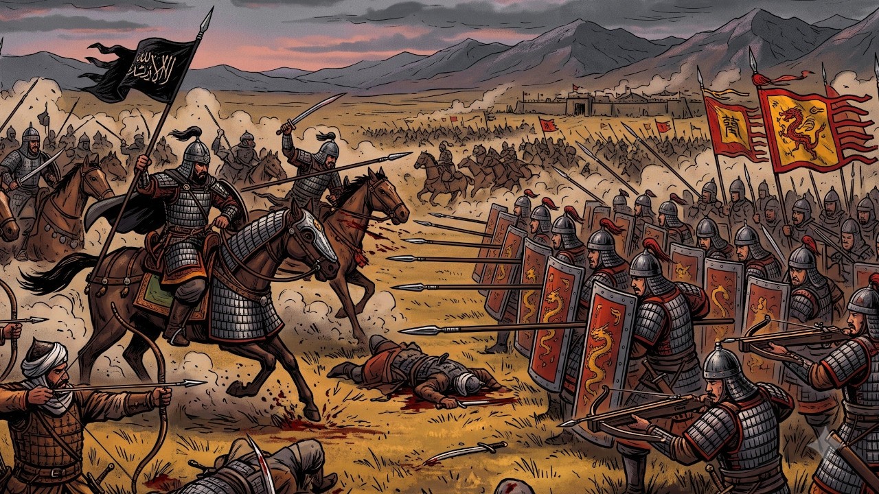 Niesłychane starcie cywilizacji - Bitwa nad Tałas 751 AD | Wielkie bitwy odcinek 14