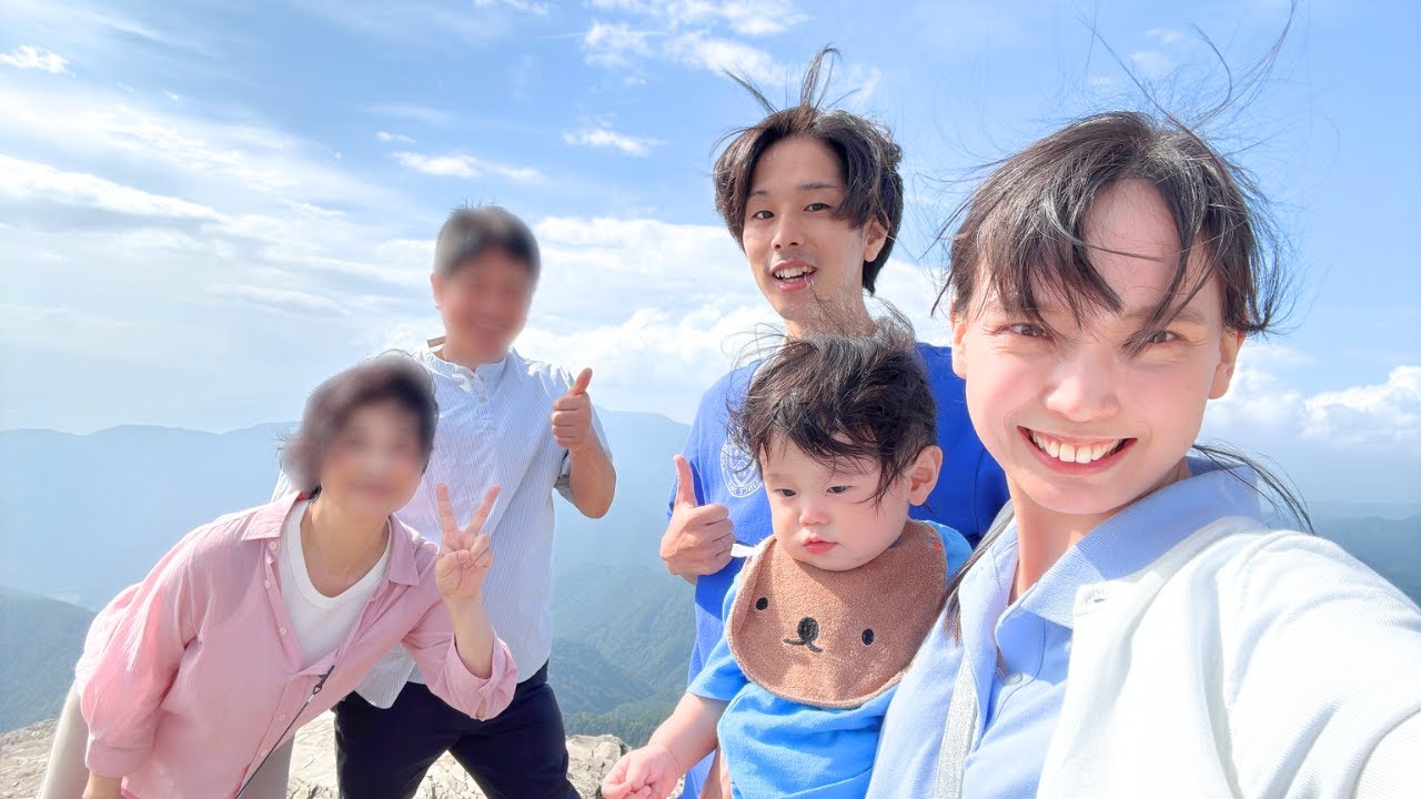 【生後１１か月】祖父母と一緒に美ヶ原高原に行ってきました｜赤ちゃん連れはおすすめしませんが、パパが頑張ってベビーカーをおしてくれて最高の絶景を見ることができました｜連れてきてくれた祖父母に感謝でした