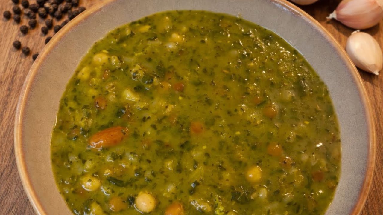 Ash-e-jow (Iranian/Persian Barley Soup)/آش جو (سوپ جو ایرانی)
