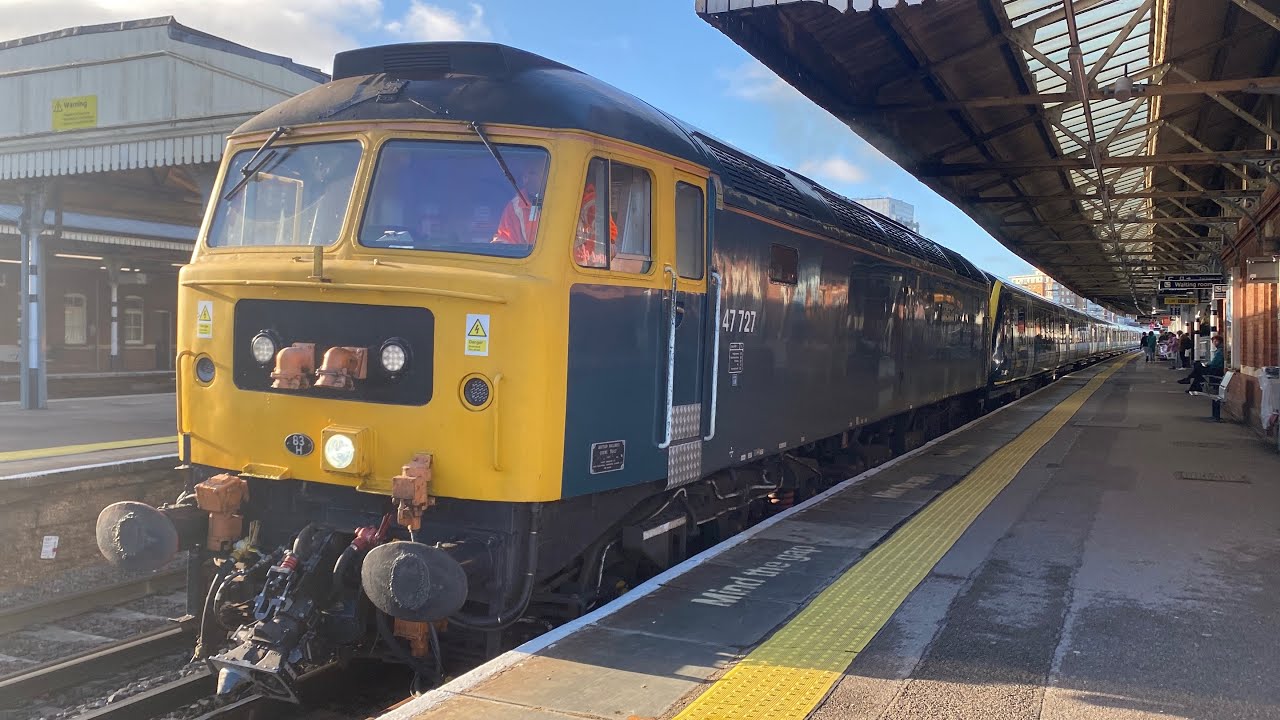*MEGA CLAG* from 47727 at Basingstoke! 02/01/2025